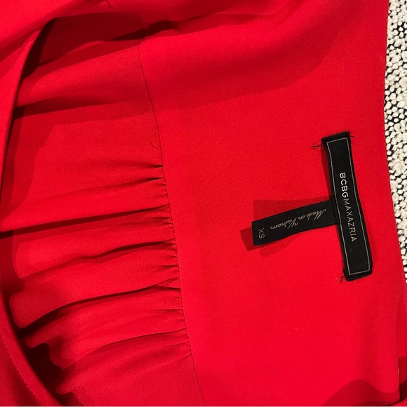 BCBG Jacklyn draped blouse - Picture 2 of 4